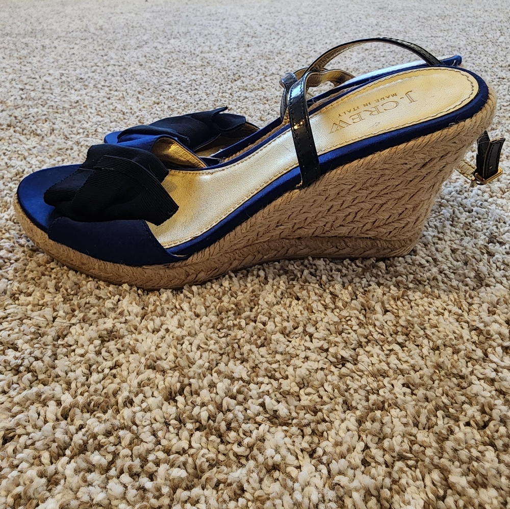 Jcrew Navy And Black Espedrille - Picture 3 of 4